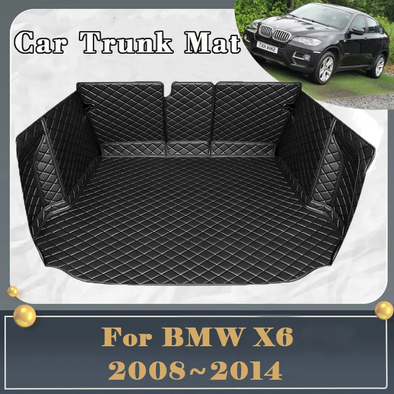 

Car Trunk Mat For BMW X6 E71 2008~2014 Dirt-resistant Fully Surrounded Trunk Mat Rear Cargo Tray Car Accessories 2011 2012 2013