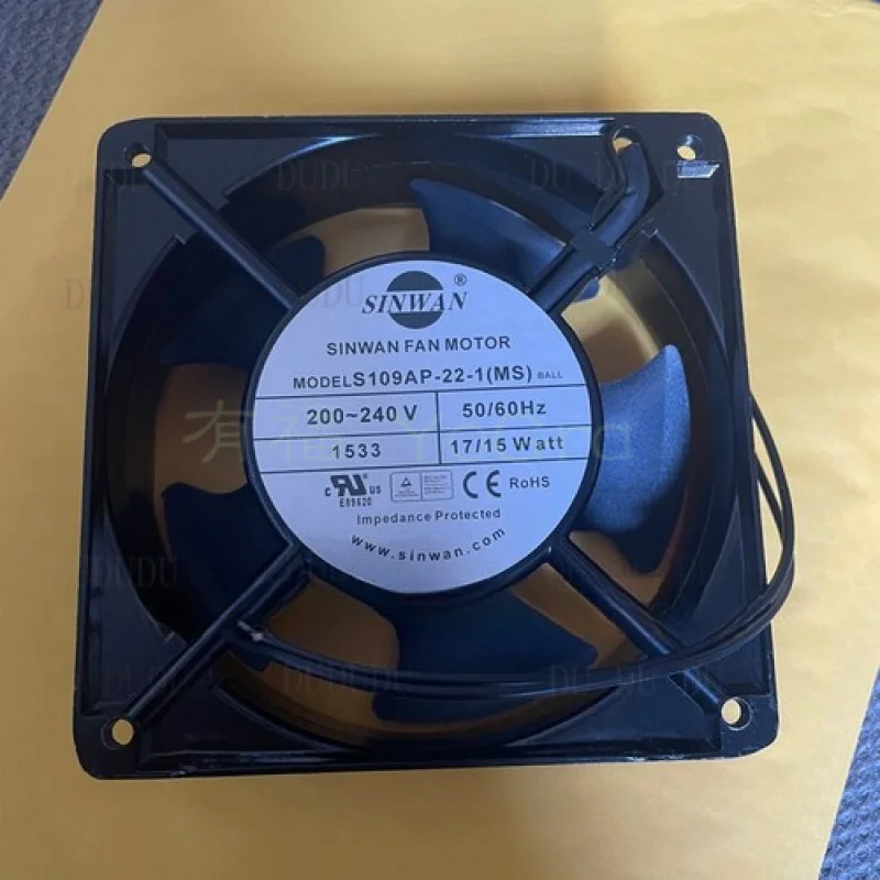 

D D new for SINWAN FAN MOTOR S109AP-22-1 (MS) 200-240V 50/60HZ 2-wire cooling fan