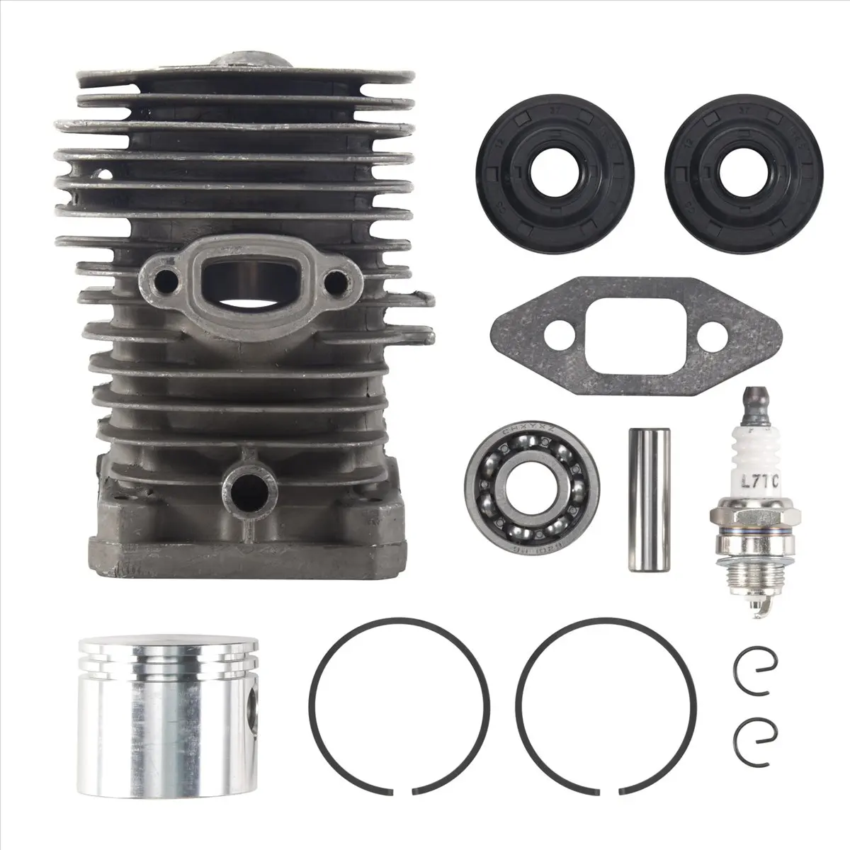 41.1mm Cylinder and Plug Grooved Ball Bearing Kit for Partner 350 Chainsaw Kit metal