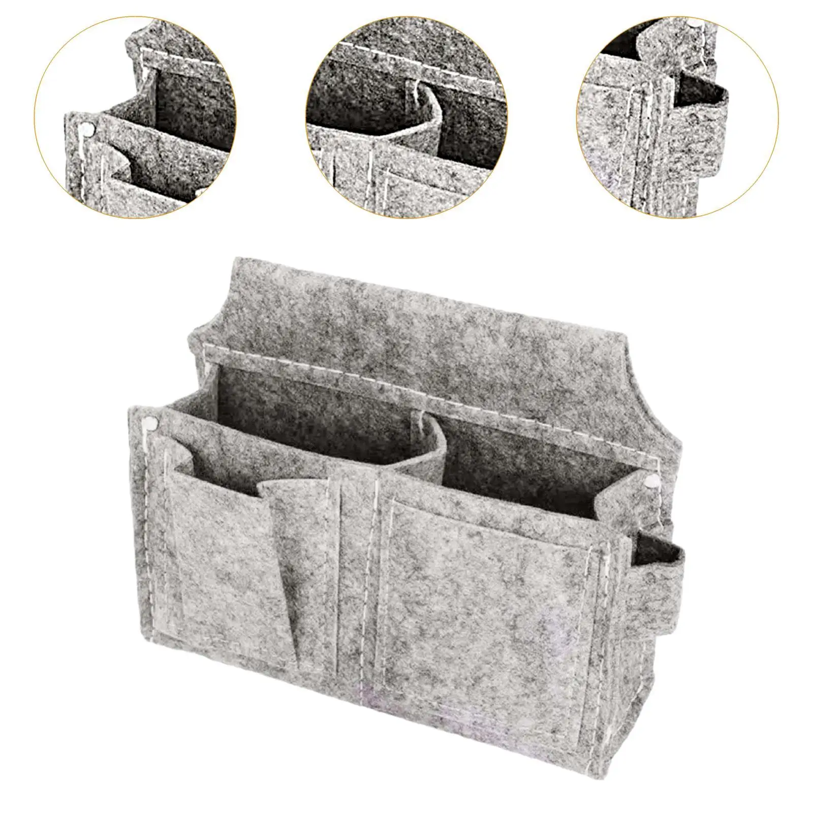 Tool Pouch Organizer Large Capacity Convenient Electrician Waist Tool Bag for Worker Home Woodworking Gardener Electrician