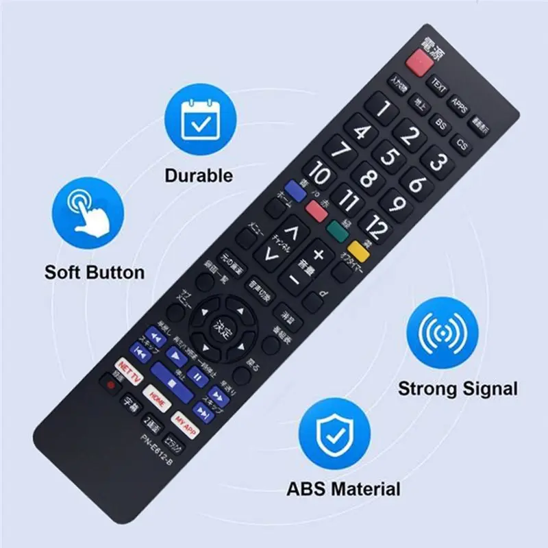 B44C Replacement Remote Control For Panasonic Smart LCD TV-PN-E612-B Japanese Version