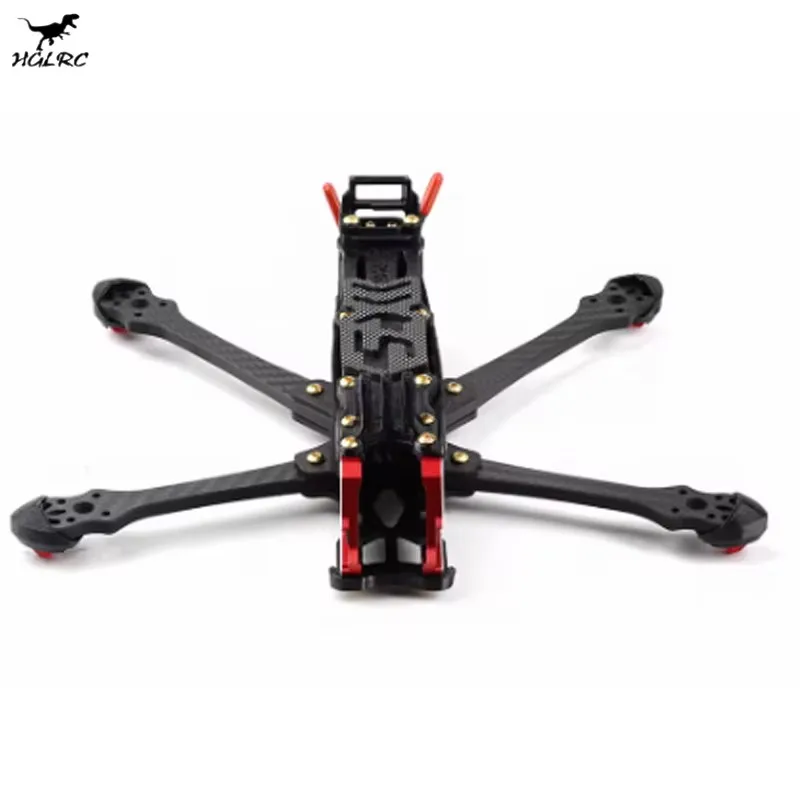 HGLRC Sector X5 210mm secteur D5 225mm bras de 5mm en Fiber de carbone pour Drones numériques analogiques FPV Freestyle 5 pouces