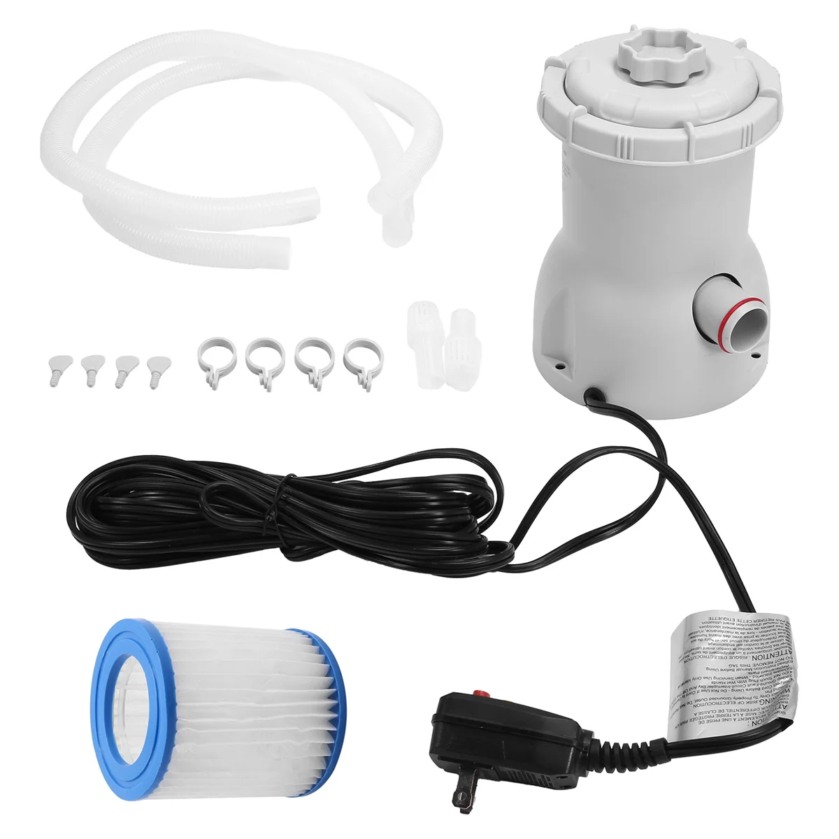 

Pool Filter Pump, 330 GPH Paddling Electric Pool Filters Small Pool Filter Pump(US Plug)