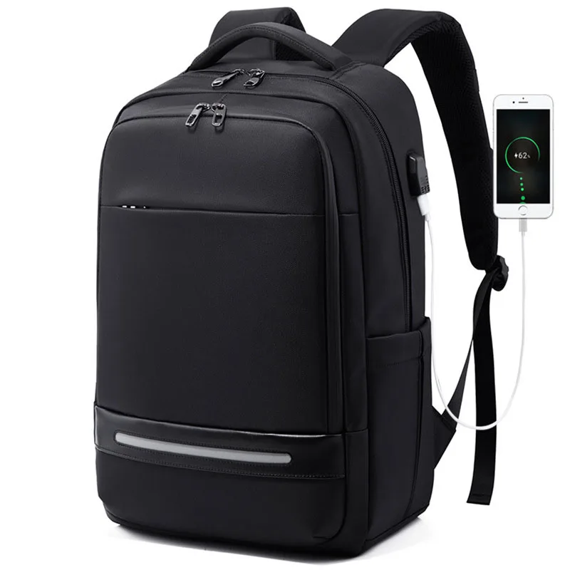 

New Travel Backpack Simple USB Oxford Cloth Computer Men's Casual Bbackpack Gift Business Backpack