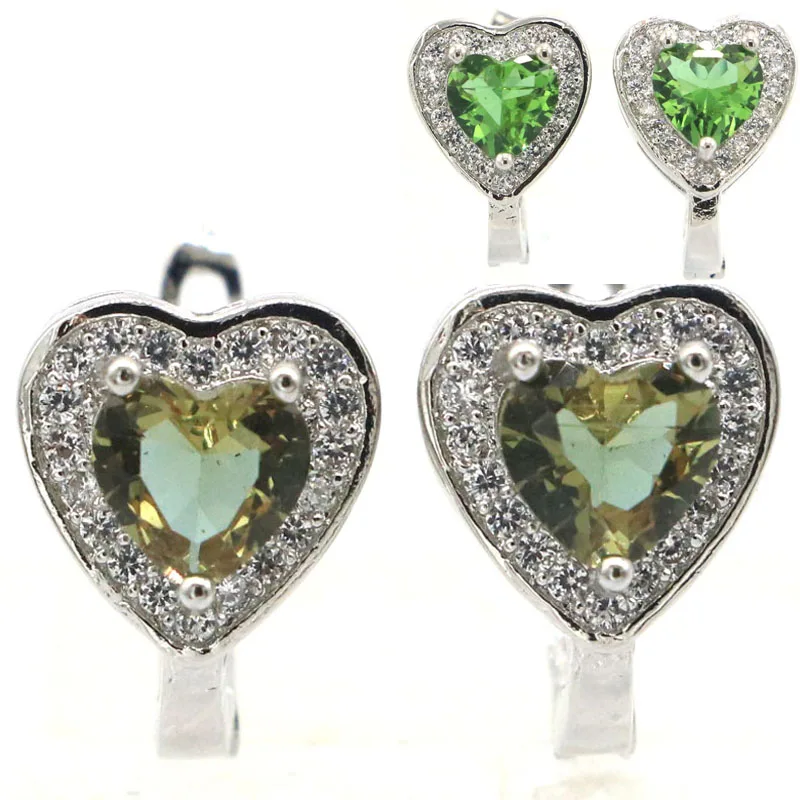 Buy 3 Get 1 Free 10x10mm Stunning 3g Heart Shape Zultanite Color Changing Alexandrite Topaz CZ Silver Earrings