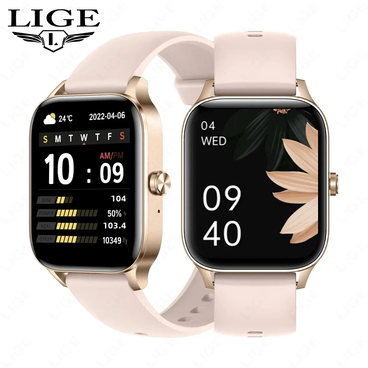 LIGE Fashion Smart Watch Women 1.85