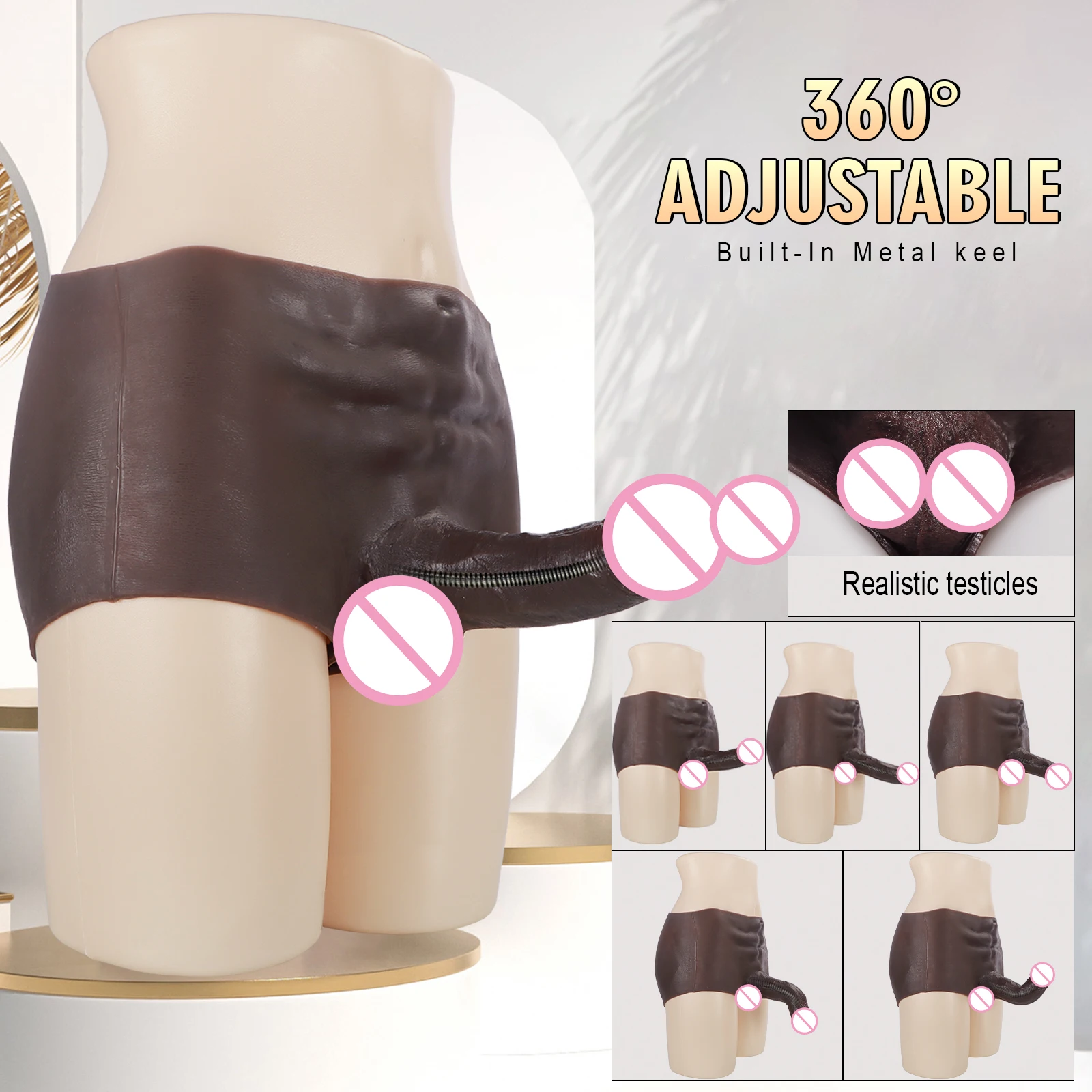 2026 Dildos Strap on Wearable Realistic Dildo Pants for Women G-spot Penis Harness Belt Erotic Panties Adult Sex Toy for Lesbian view 3