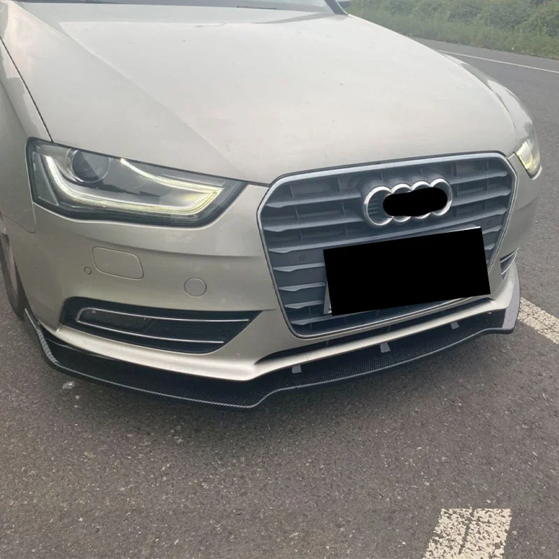 MAX Style Car Front Bumper Lip Spoiler Splitter Diffuser Bodykits Dla Audi A4 B8 2009 2010 2011 2012 B8.5 2013 2014 2015 2016 — zdjęcie 6