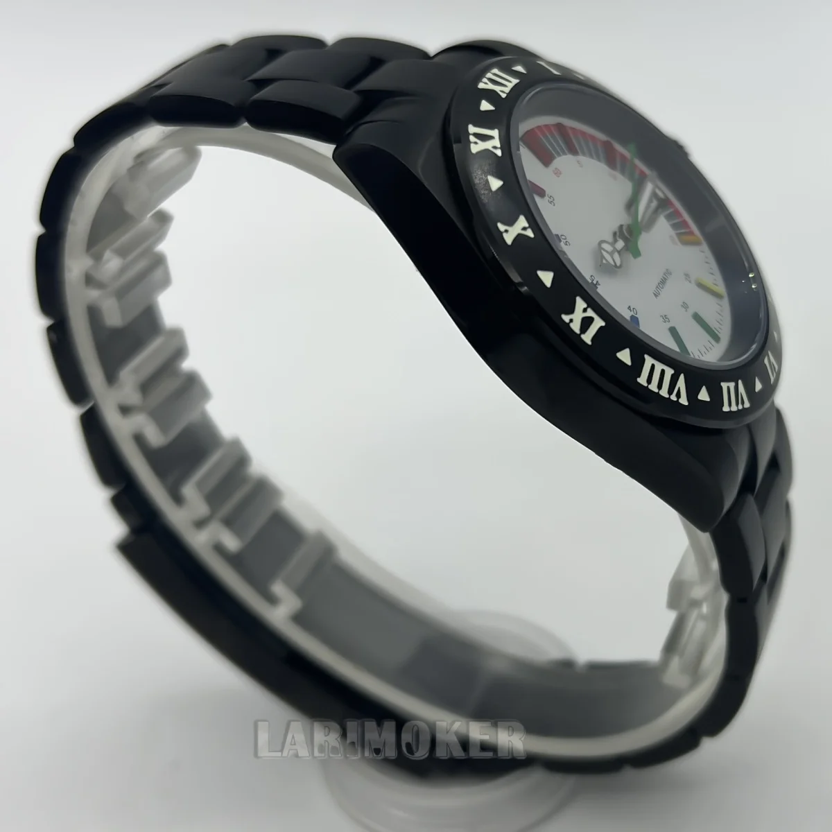 40 мм NH36 автоматические механические часы корпус из нержавеющей стали сапфировое стекло зеленые светящиеся повседневные и модные мужские наручные часы