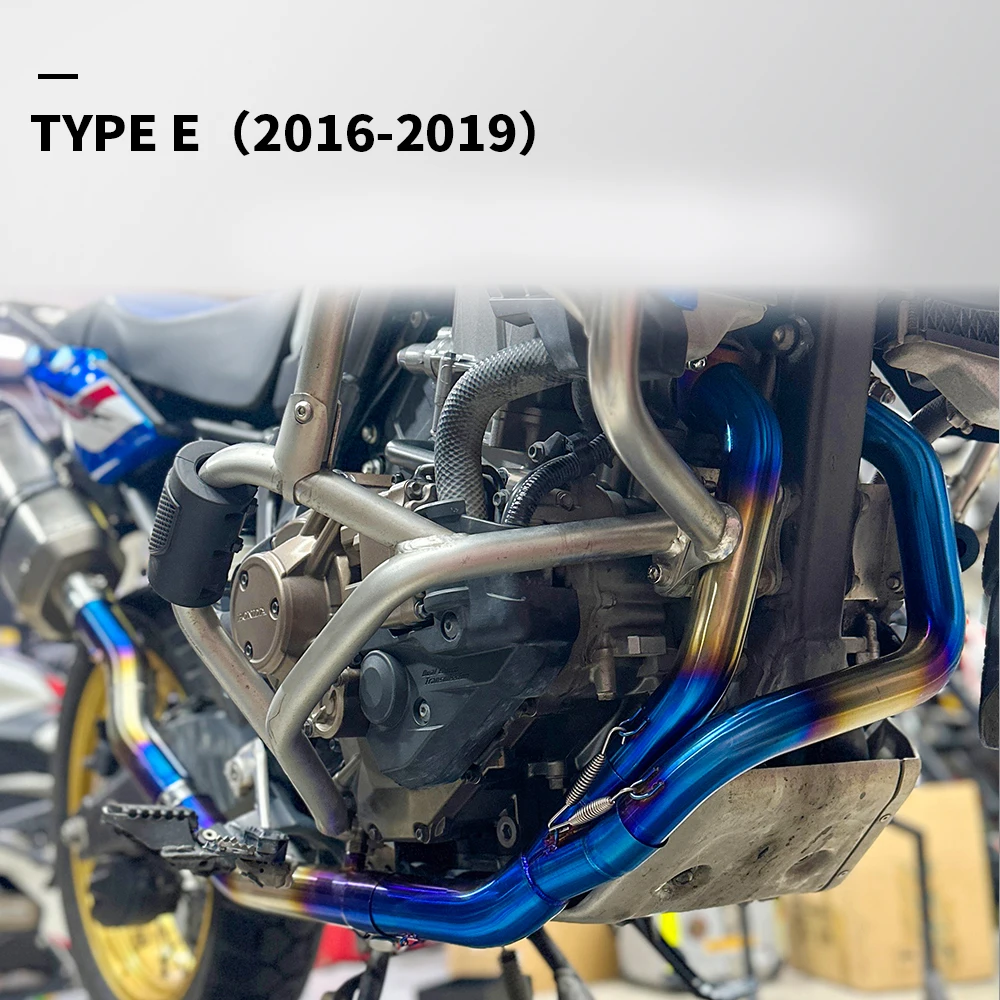 

FOR CRF1000L CRF1100 Africa Twin,AT1000 2016-2019 Front Link Pipe Full Exhaust System
