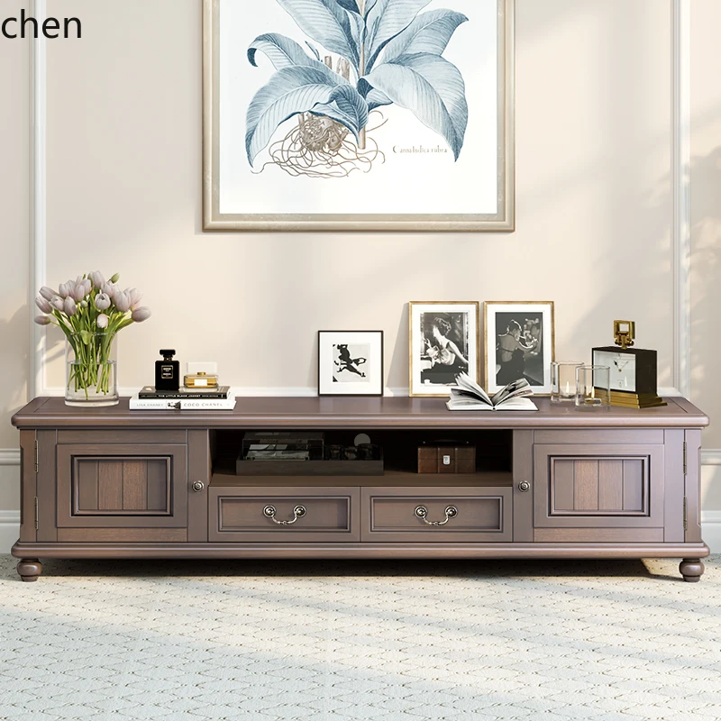 

DSALog 1/1.2/1.4/1 6/1.8/2/2.2 m Living Room 80 Bedroom Vintage TV Cabinet