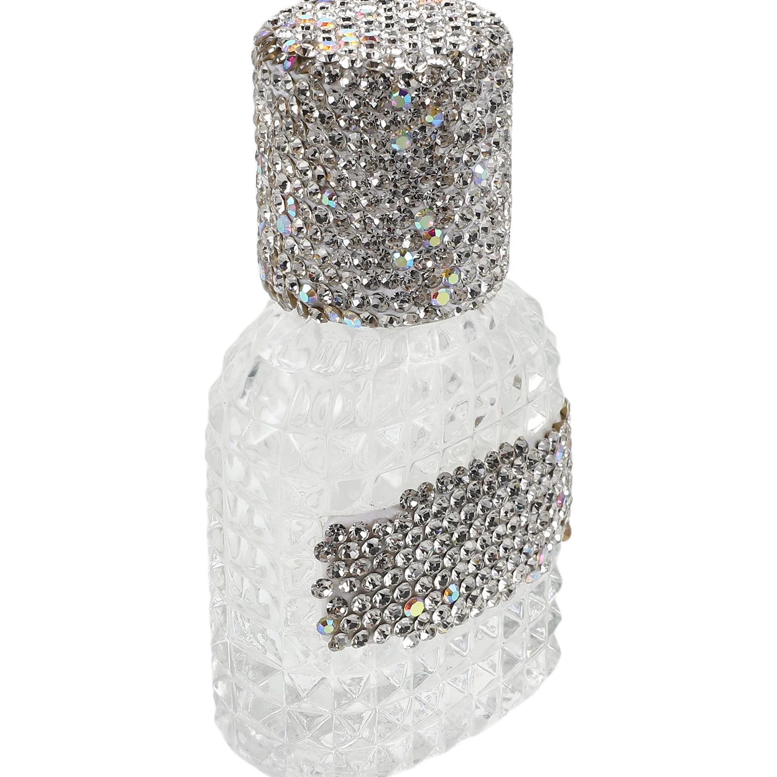 30 مل رذاذ عطر زجاجي كريستالي فاخر محمول للسفر زجاجة رذاذ فارغة قابلة لإعادة الاستخدام متألقة لـ #3