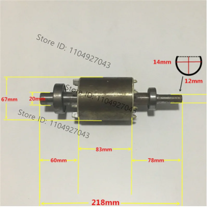 4500Psi 300Bar 30Mpa Compressor High Pressure Pump Single/Double Compressor Parts Motor rotor