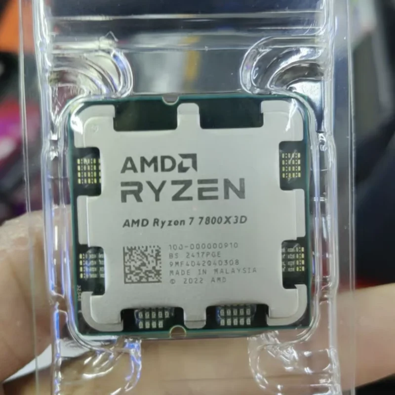 AMD Ryzen 7 7800X3D R7 7800X3D 5.0 GHz 8-Core 16-Thread 5NM 96M 100-100000910 Socket AM5 CPU