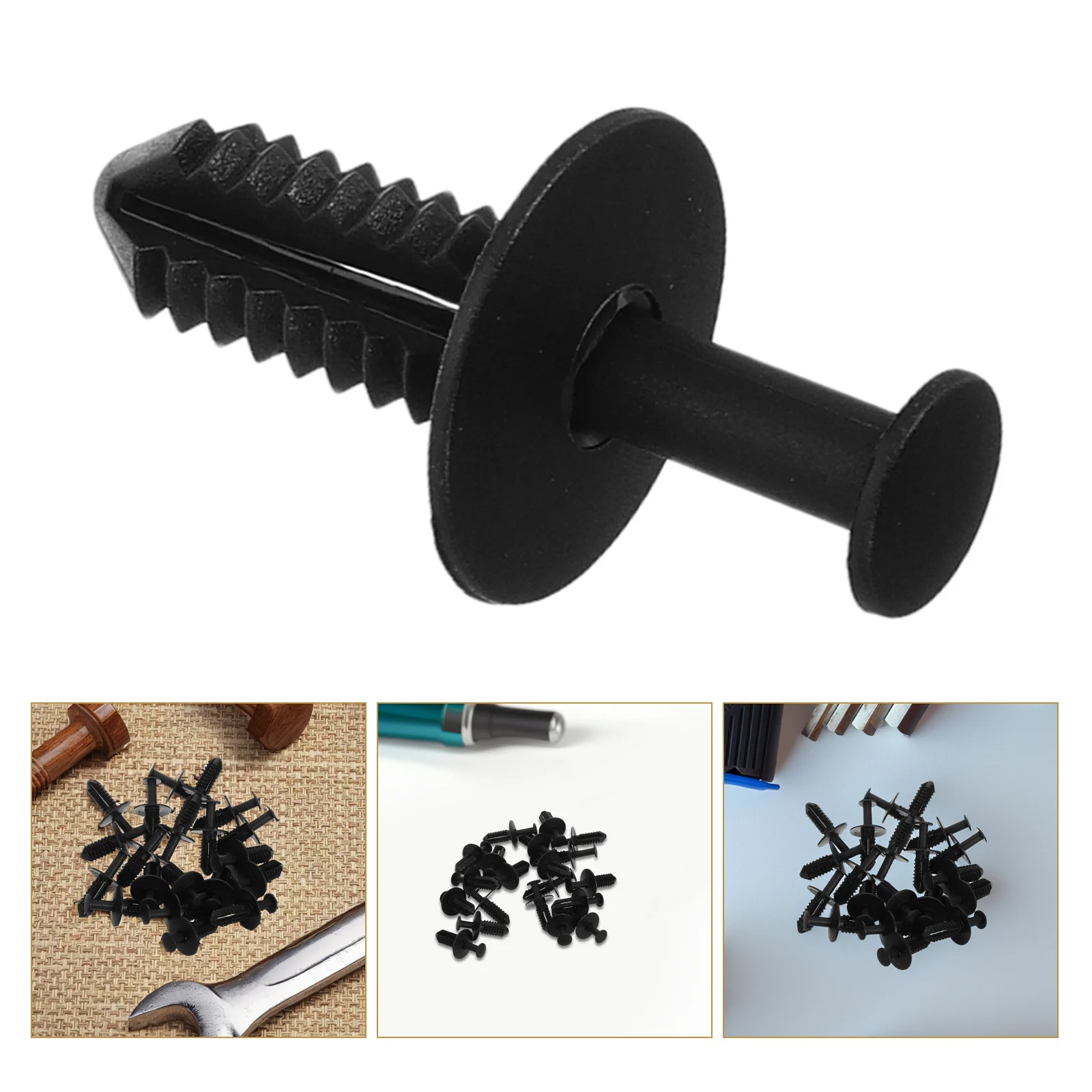 

20pcs Liner Clips Plastic Fasteners Push Retainer Kit For Car Bumper Panel Trim Automotive Body Repair Snap Rivets