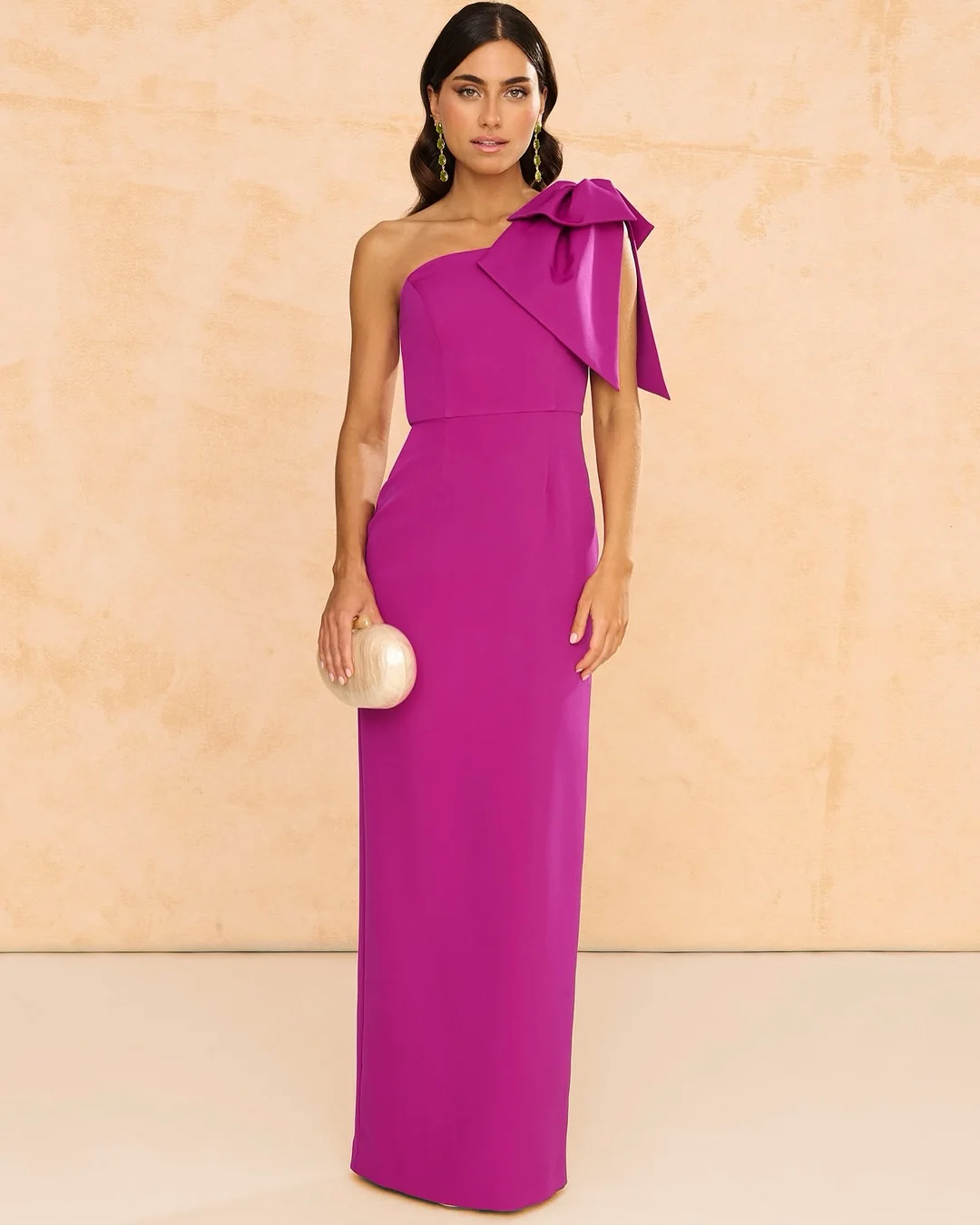 تخصيص مزاجه غمد الظهر الشق مساء اللباس حساسة القوس فساتين المشاهير رشيقة واحدة الكتف فستان العودة للوطن