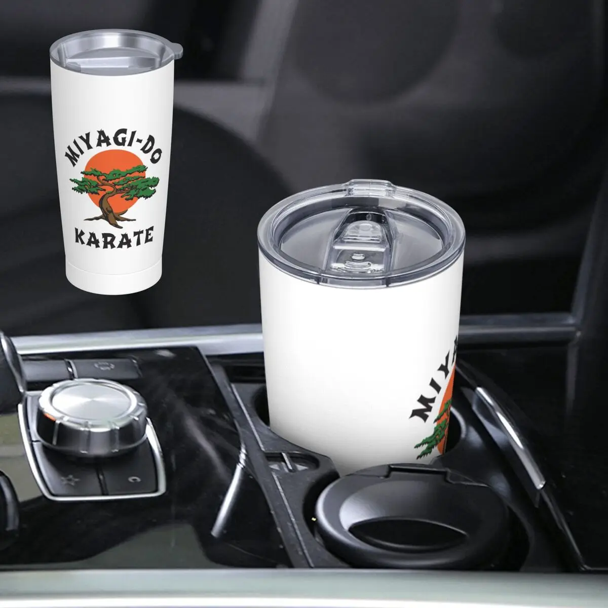 Miyagi Do Jo Karate Martial Stainless Steel Tumbler Vacuum Insulated Mugs Thermal Cold Cups Straw With Lid 20oz