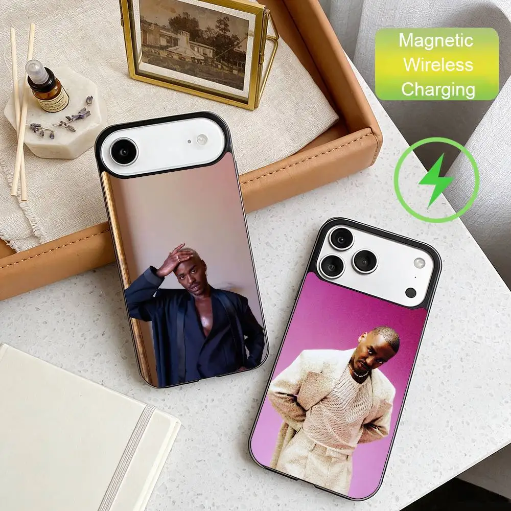 

Funky Chic Icon N-Ncuti Gatwa Phone Case For iPhone17,16,15,14,13,12,Wireless charging protective case soft cover