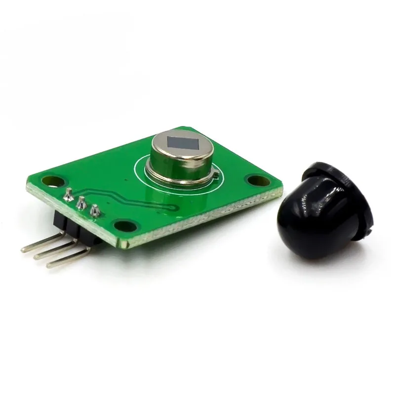 1/2~20/50Pcs Human Infrared Sensing Module D203S Sensor 011050 Black Lens Pyroelectric Probe Sensing Switch