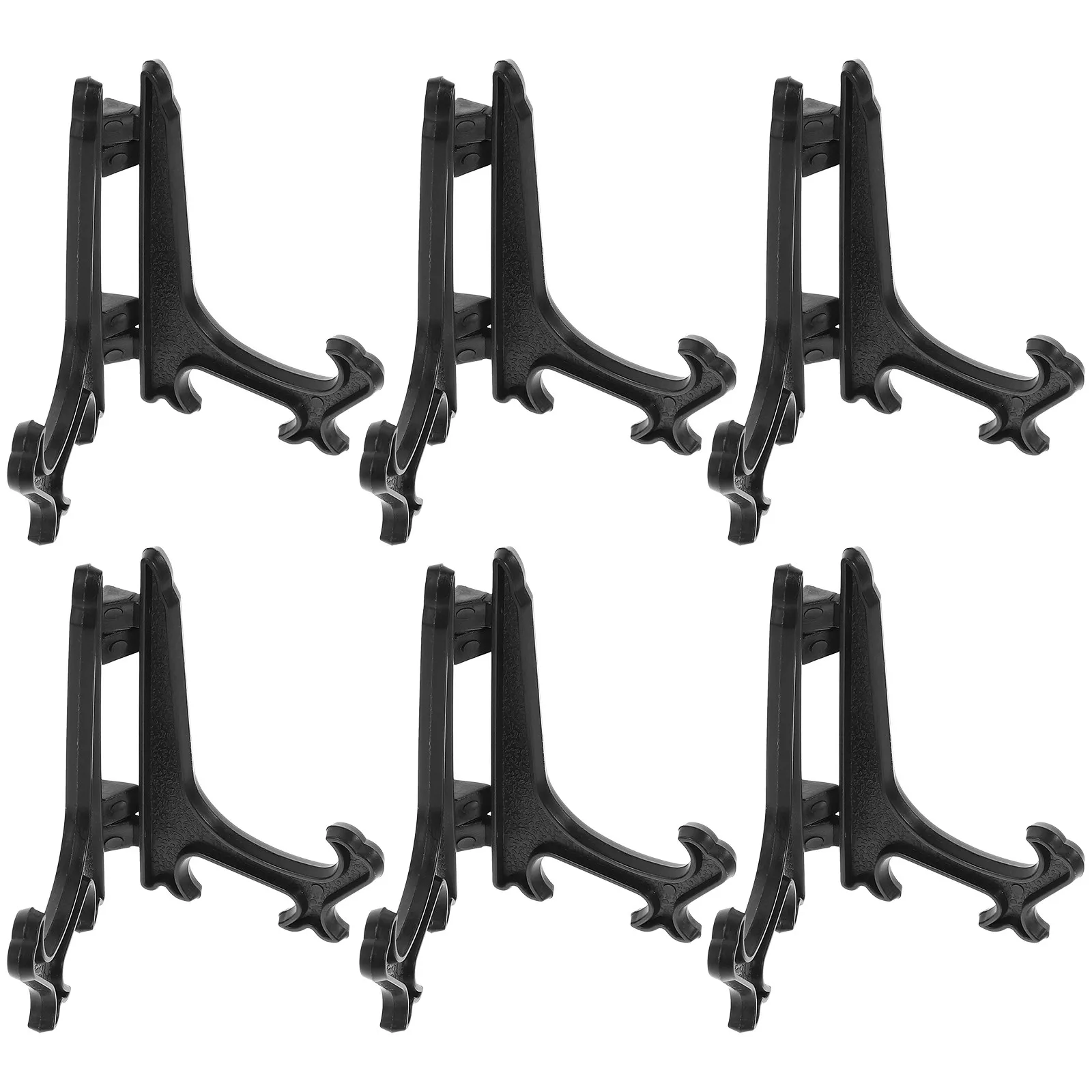 6Pcs Clear Acrylic Mini Easel Stand Coin Collection Rack Desktop Display Easel for Coins Table Cards Medals Mini Models