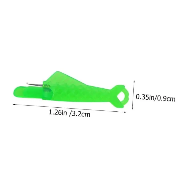 10pcs Fish Shaped Automatic Needle Threader for Quick Sewing & Hand Embroidery Floss Easy to Use DIY Tool with Lanyard