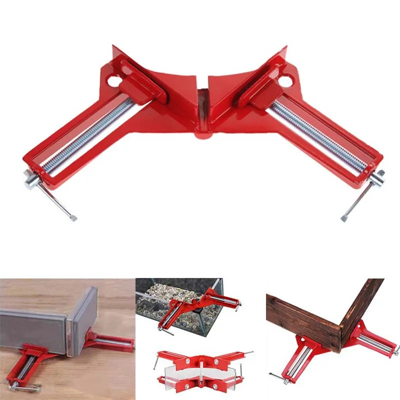 ZK30 1/2/4 90 Degree Right Angle Clamp DIY Corner Clamps Quick Fixed Fishtank Glass Wood Picture Frame Woodwork Right Angle