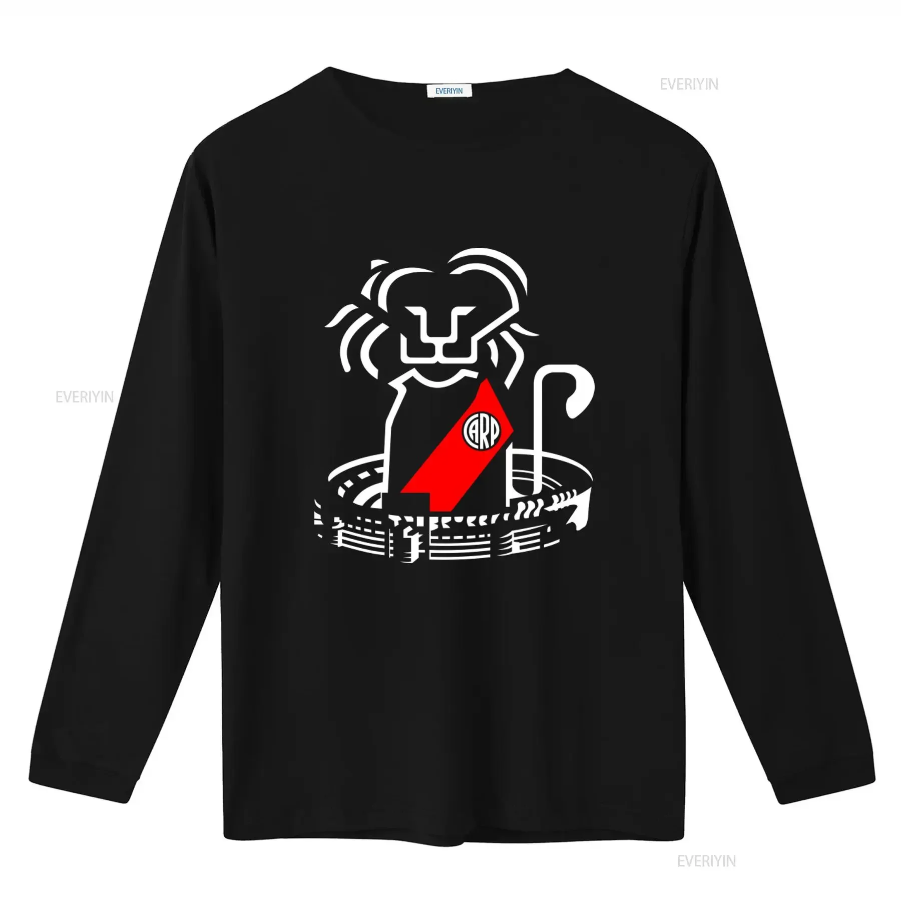 Cool Club Atletico River Plate Gainsboro T shirt Print Hipster Comfortable for Men vintage Washed Casual Breathable Stylish