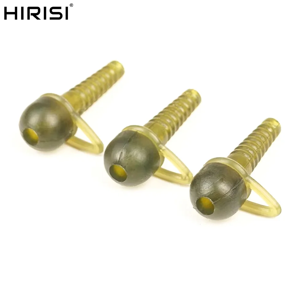 

Hirisi 20pcs Carp Fishing Rubber Lead Clips With Run Rig Rings Fishing Terminal Tackle Accessories fishing Sale Supplies New