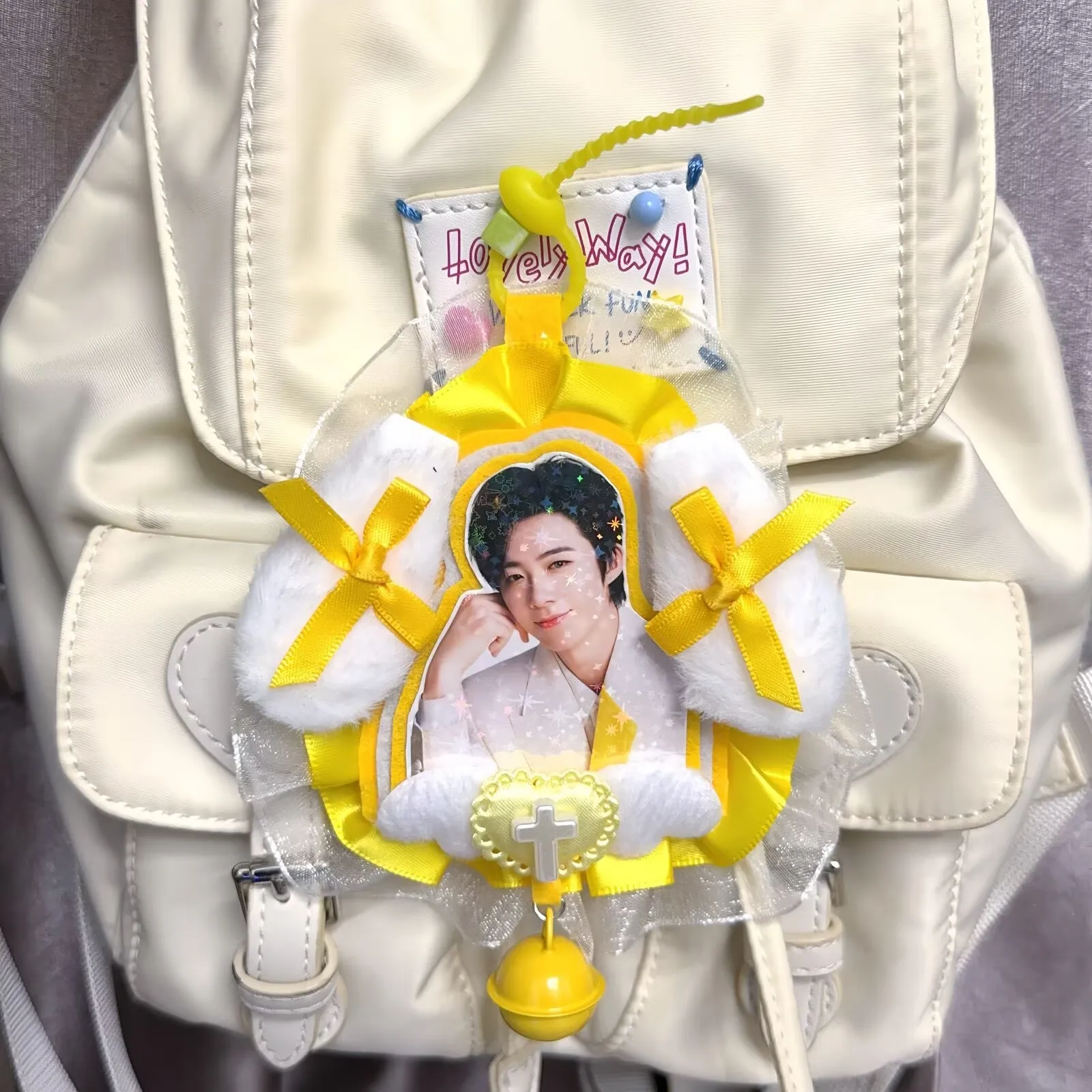 

Рюкзак с большой головкой из нетканого материала Liu Yuning, рюкзак, подвеска для косплея