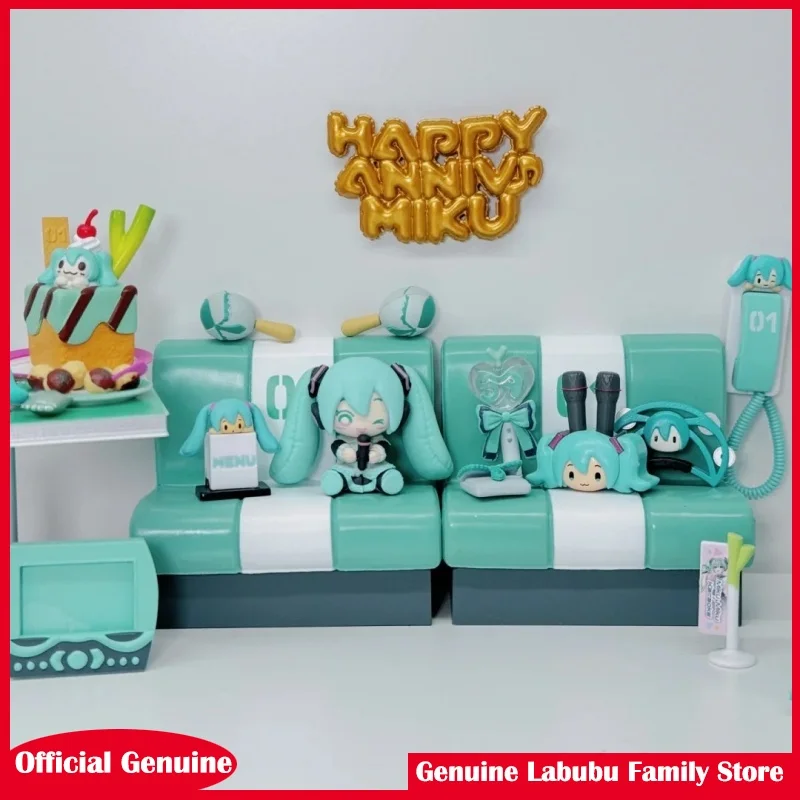 ของเล่นโมเดล Hatsune Miku ชุด Night Sky Story และห้องคาราโอเกะ แบบสุ่ม น่ารัก สไตล์อนิเมะ ของสะสม ของขวัญคริสต์มาส