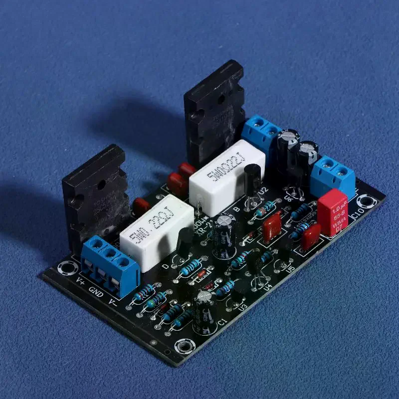 2SC5200+2SA1943 Tube 100W DC 35V Mono Channel HIFI Audio Amplifier Board