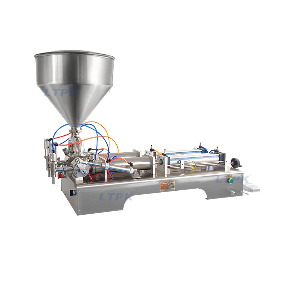 

*/For Pump Honey Chocolate Peanut Butter Filling Machine Viscous Lotion Paste Mixing Filling Machine