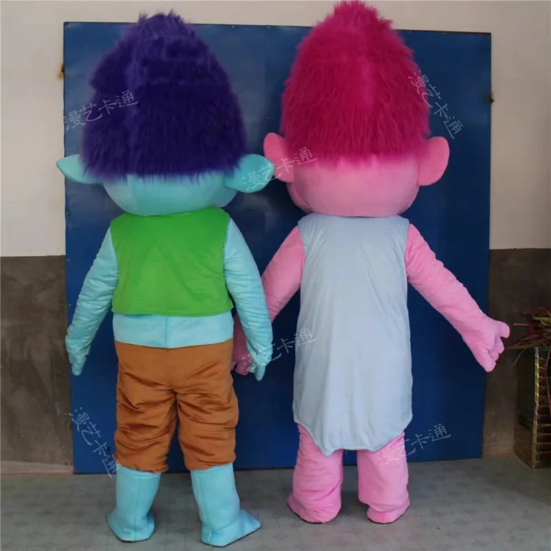 NEW Poppy From Dream works trolls Movie Costume Mascot Fancy Dress Brand Carnival Costume Halloween Gift