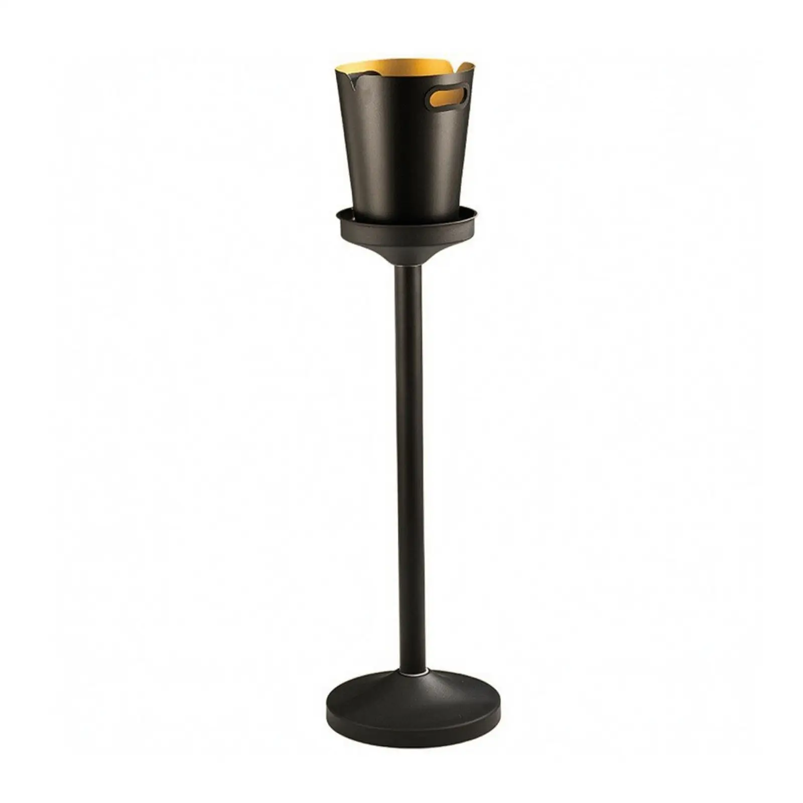 Beverage Chiller 4.2 Liter Capacity Freestanding Ice Container Stand with Stainless Steel Container