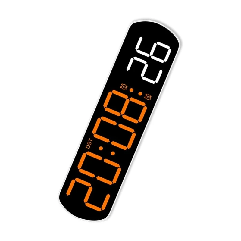 Digital Table Clock with Jump Second Display Timer Alarm Clock for Home Bedroom DXAF