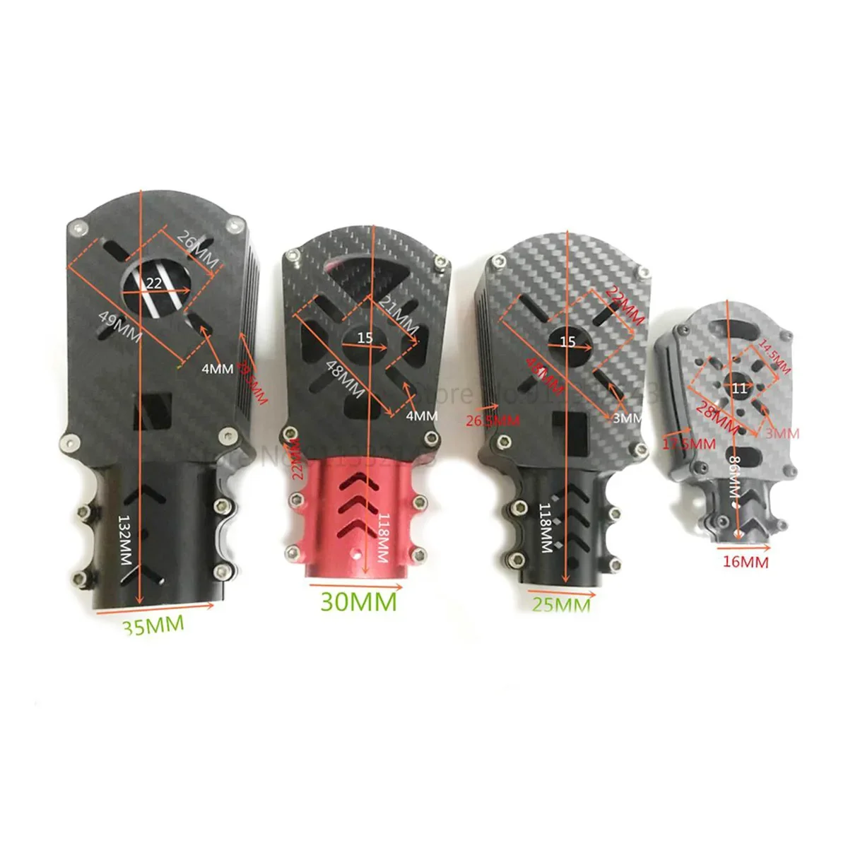 

DIY 16, 25, 30, 35 мм, универсальная трубка для крепления двигателя из алюминиевого сплава из углеродного волокна, соединение для мультироторного дрона, сельскохозяйственная воздушная фотогра