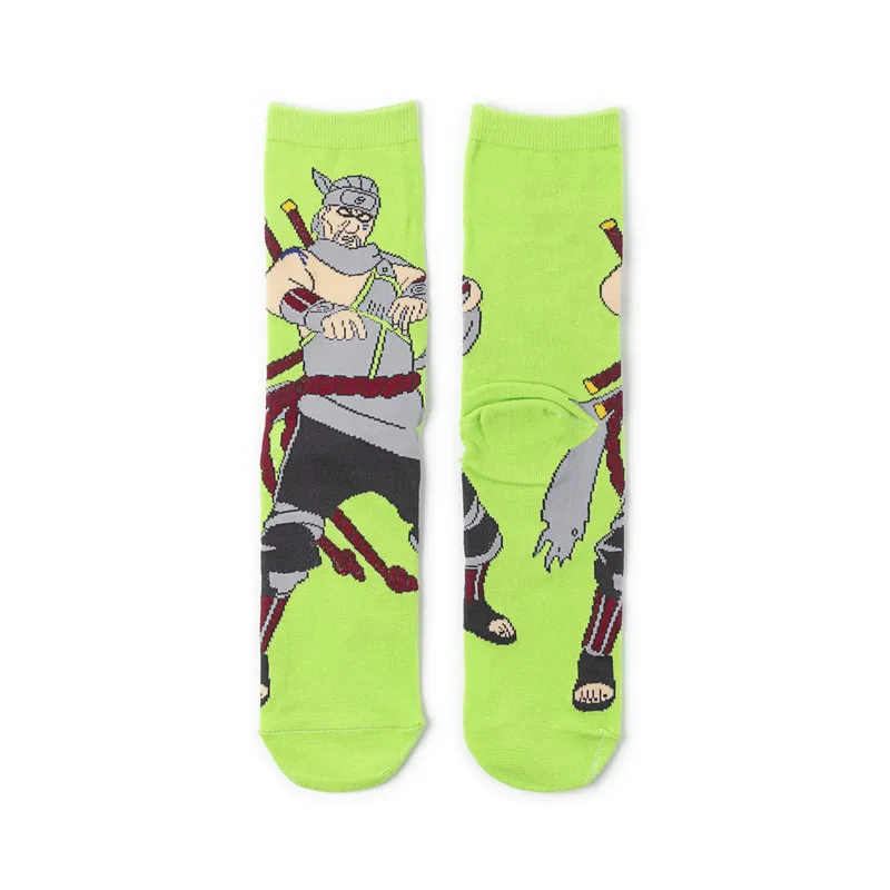 Narutos Men\'s socks Anime Figure Pain Uchiha Madara Personality Fashion Mid-Tube Socks Cartoon Casual Sports Stockings Kids Gift