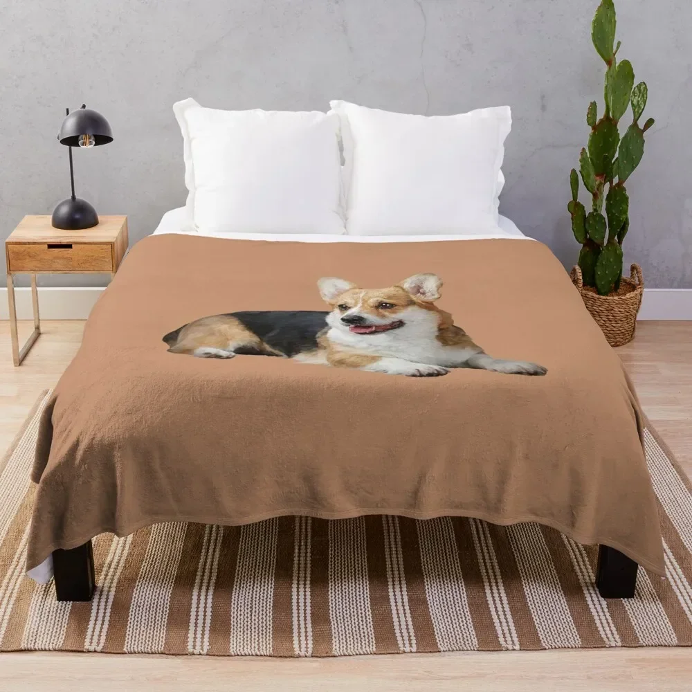 

Welsh Corgi Pembroke Throw Blanket Multi-Purpose Summer Furrys Bed covers Blankets