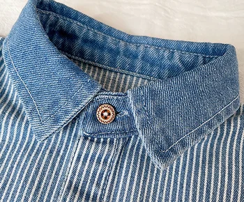 New Spring Autumn Denim Jacket For Boys Fashion Children Clothing Kids Baby Boys Clothes Outerwear Striped Jean Jackets Coat 4