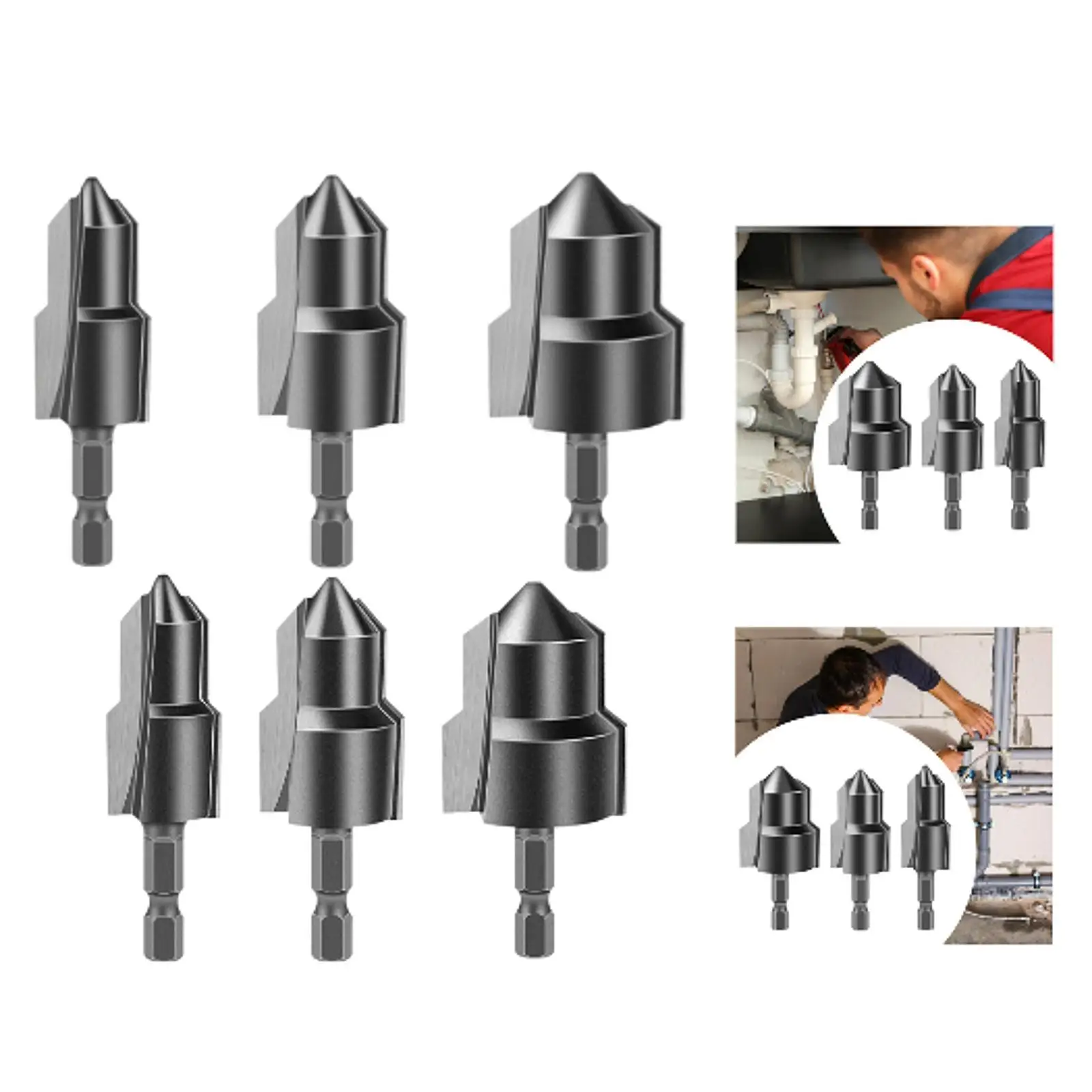 Ppr Lifting Stepped Drill Plumbing Pipe Repair Easy Installation Replacement Multifunctional Plumbing Installation Repairs