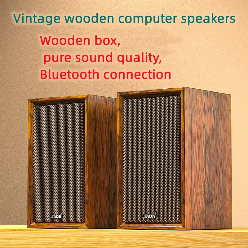 Portable Wooden Bluetooth Speaker Wireless Stereo Surround Subwoofer BT 5.1 Sound Column HIFI Sound System Boombox Caixia De Som