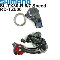 Shimano Tourney TZ500 6/7 Speed Groupset RD TZ500 Bike Rear Derailleur SL TX30 6S 7S Shifter Lever TX30 Shifters