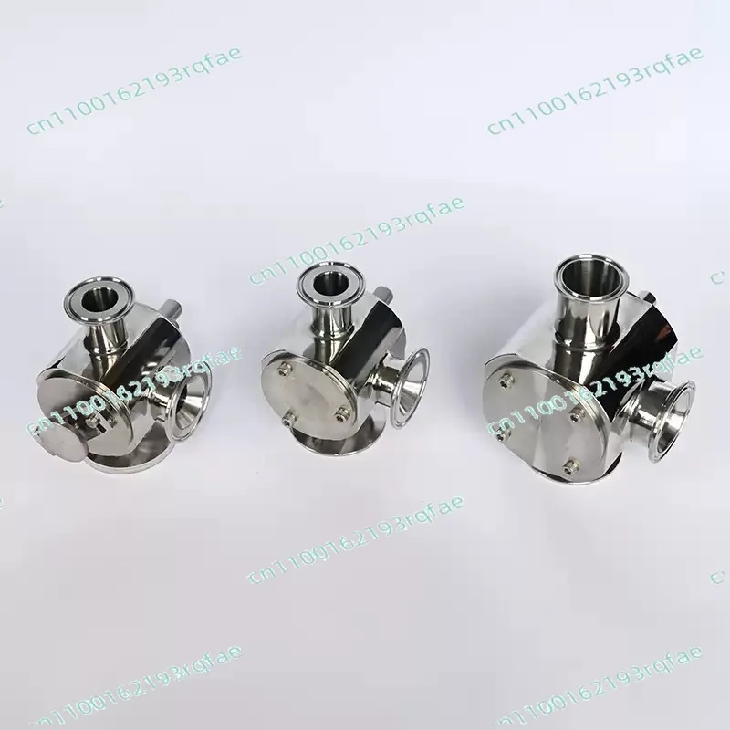 Quick paste filling machine rotary valve accessories Pneumatic filling machine three-way rotation