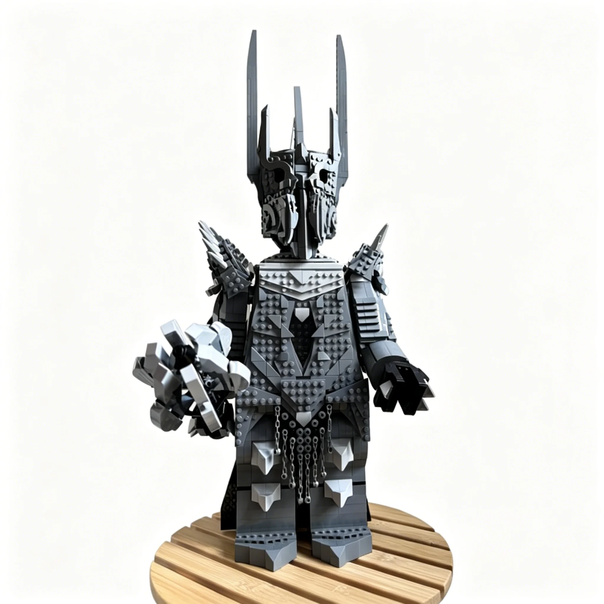 2178pcs MOC Dark Lord Sauron Ultrafigure Hobbit Rings Model Building Blocks Christmas Gift Architecture Toys Creative Idea Brick