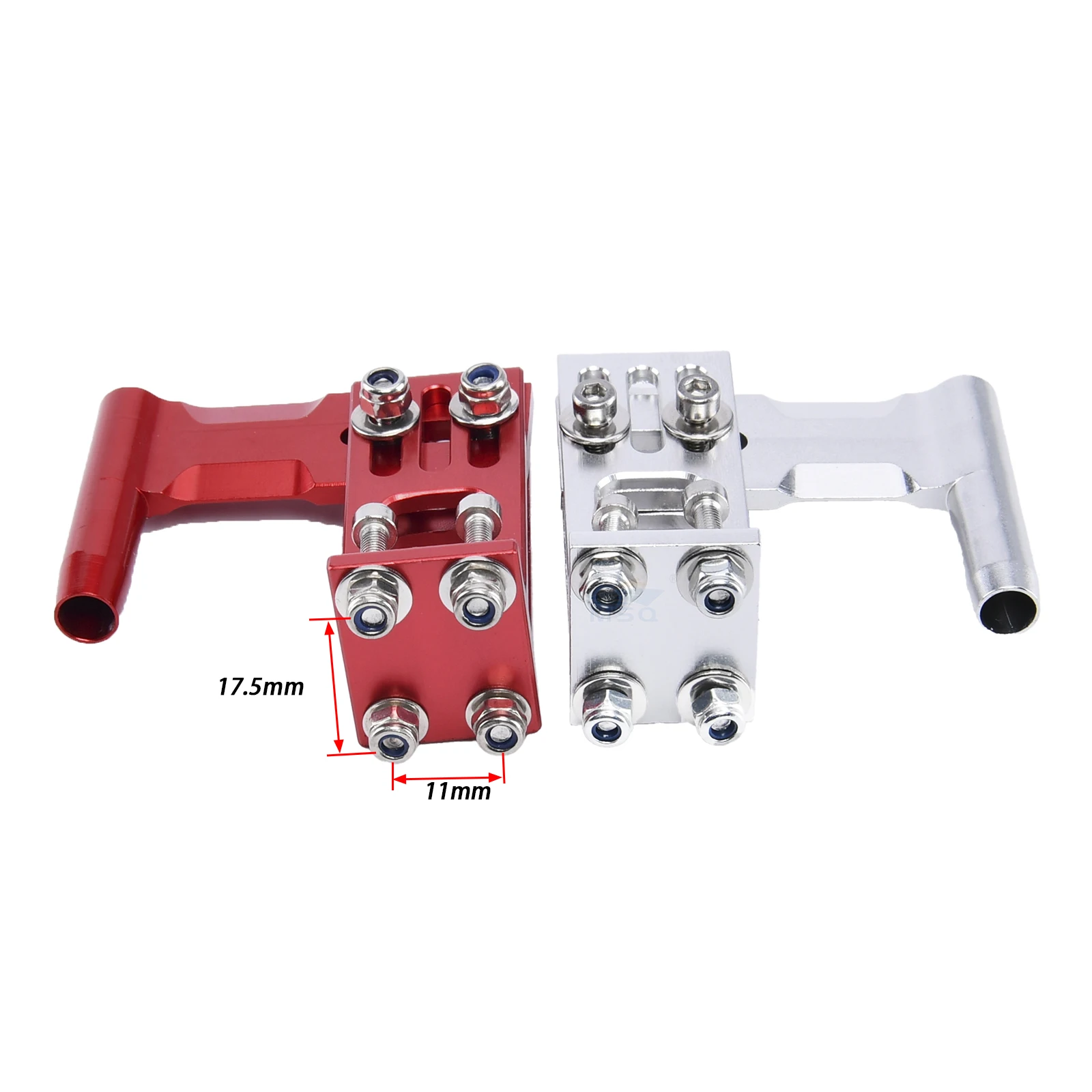 RC Boat Aluminum L38mm Shaft Bracket 4mm Stinger Drive 4mm Strut for 4mm Prop Shaft With Flex Cable Electric Racing Boat