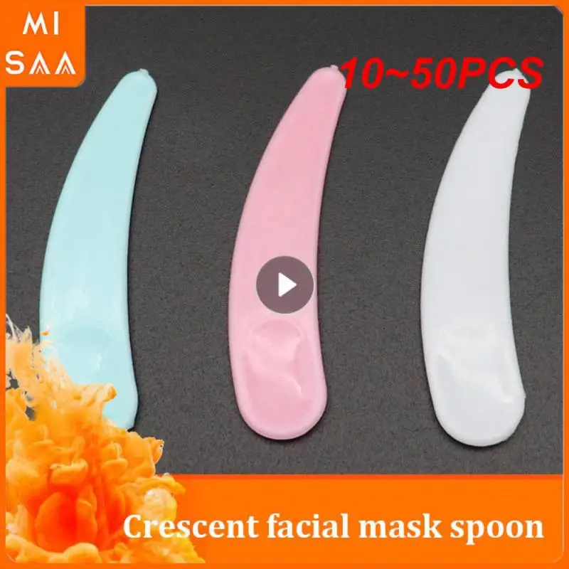 10~50PCS Scraping Spoon Three Colors To Choose From Ingredients Are Safe And Non Irritating Plastic Material Shaped