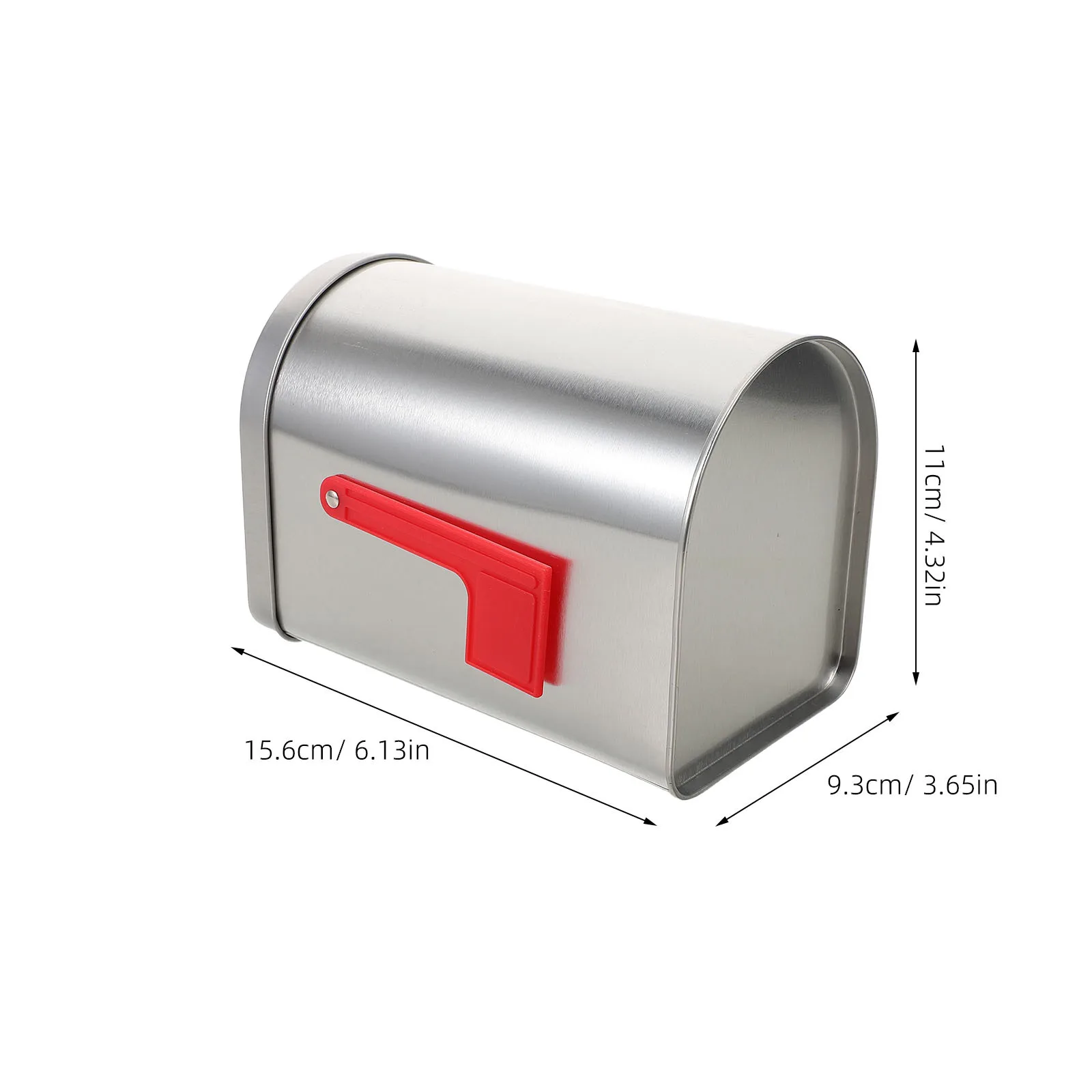 3 قطعة صندوق بريد عيد الميلاد على شكل حاويات القصدير علب تخزين خمر للحلويات الصغيرة الحلوى الشوكولاته تخزين ستوفير #4