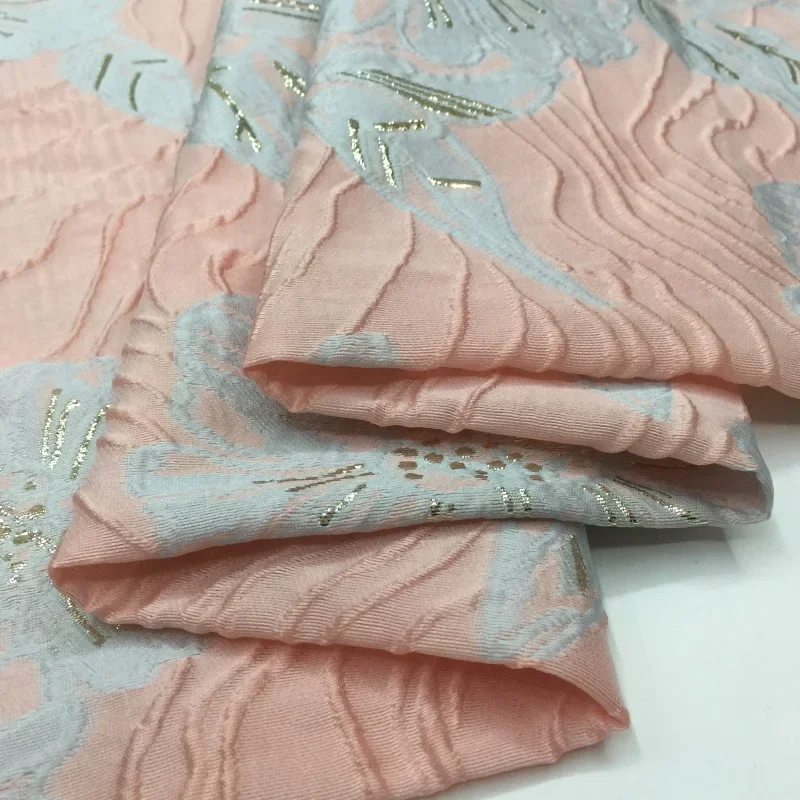 

Металлическая проволока, парча, жаккардовая ткань, весна-лето, тонкое платье, детская мода, дизайн ткани, швейный материал, оптовая продажа