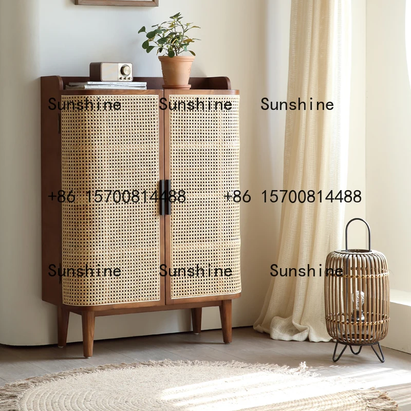 

Creative living room Home storage Shoe rack Home door storage Locker Rattan porch