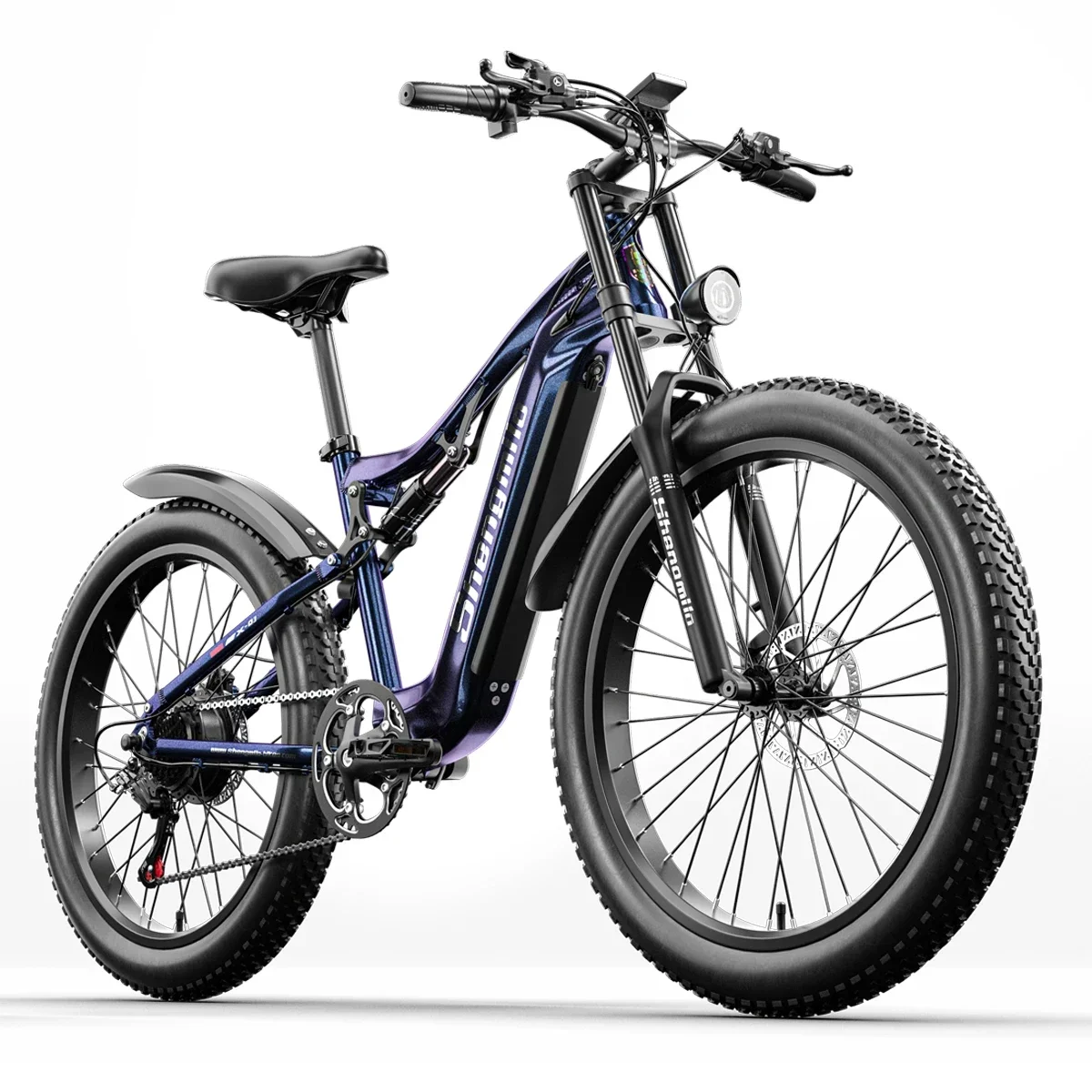 NEW Shengmilo MX03 Electric Bicycle 1000W Bafang Motor 48V17.5AH SamsungBattery Electric Bike Full suspension Mileage120KM Ebike